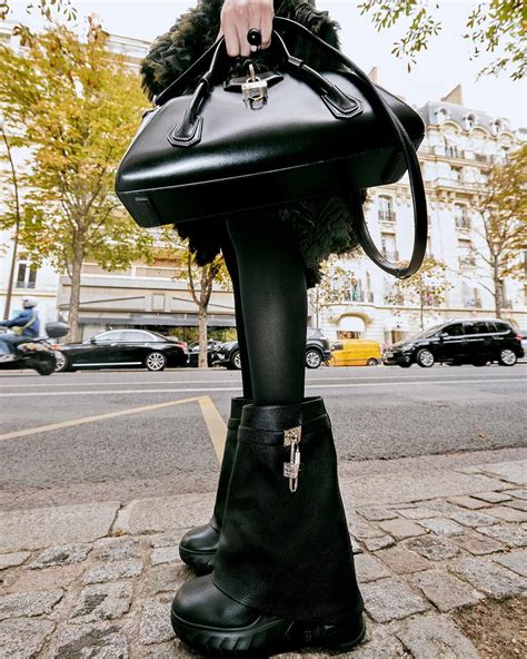 givenchy biker boots fake|Givenchy lock boots.